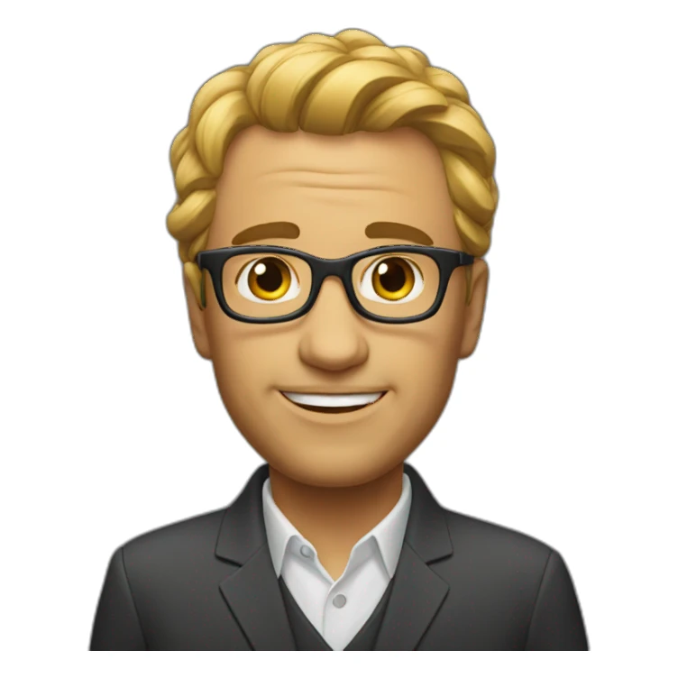 Smartest man ever sticker