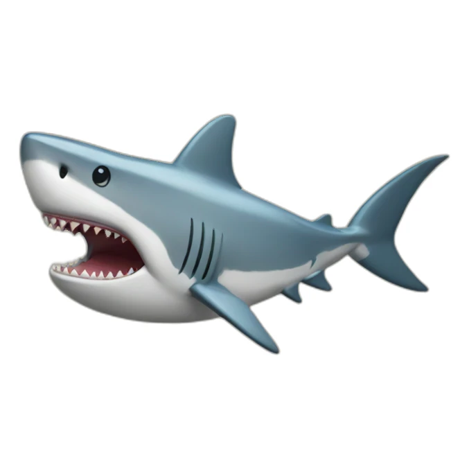 Shark money sticker