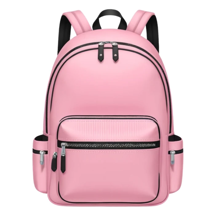 Pastel pink backpack  sticker