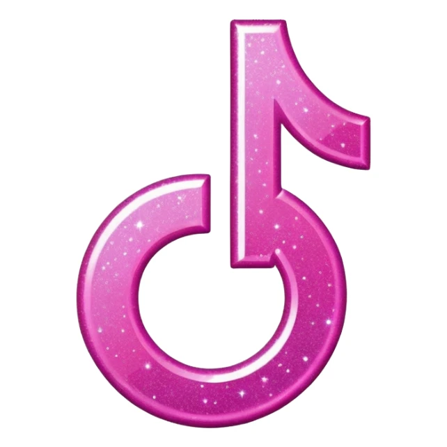 glitter pink symbol TikTok sticker