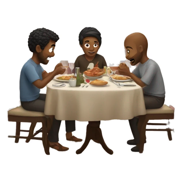 Cozy dinner  sticker