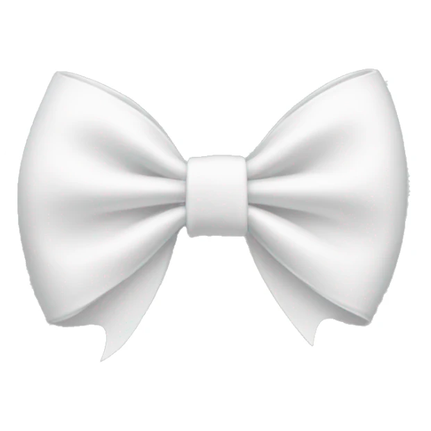 aesthetic white bow sticker