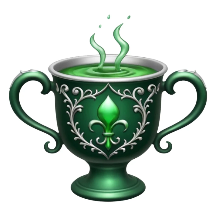 gothic poison cup sticker