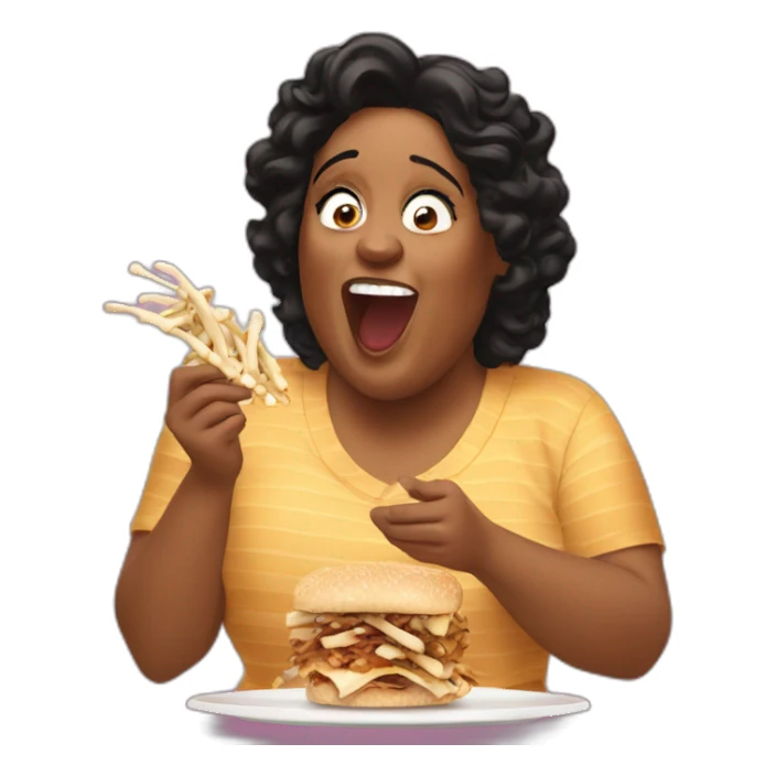 Alison Hammond eating bones sticker