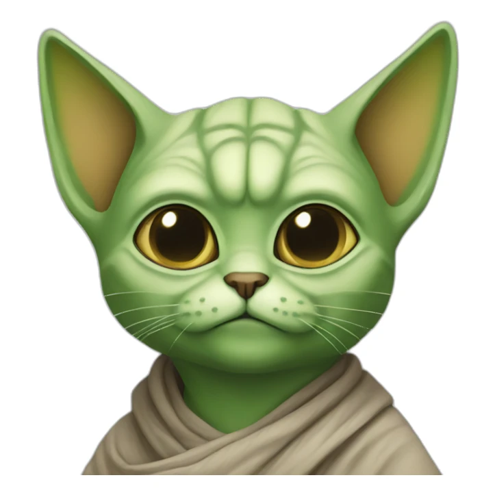 cat-yoda sticker