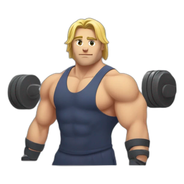 Pekka at gym sticker