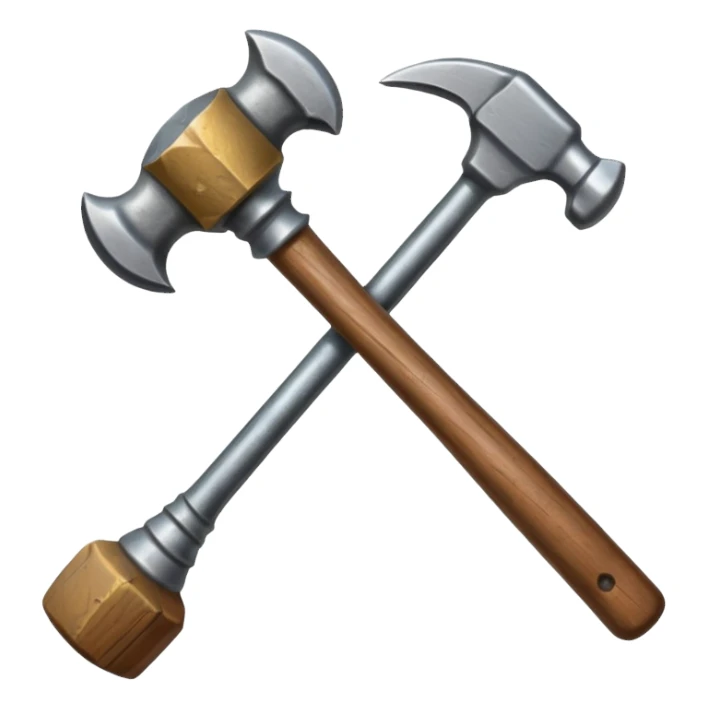 pin and  hammer sticker