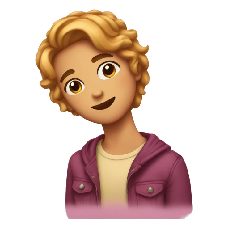 Emoji enamorado sticker