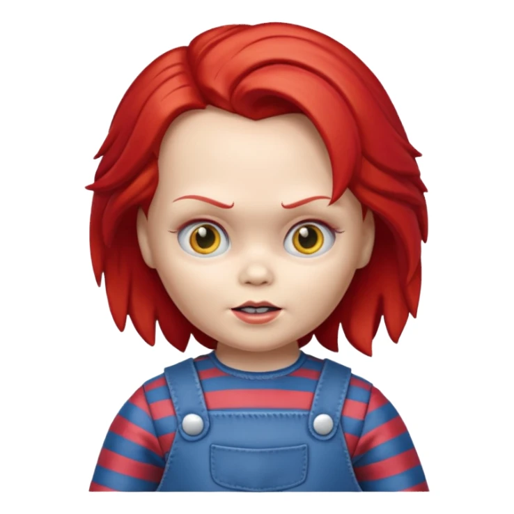 Un emojin de chuky sticker