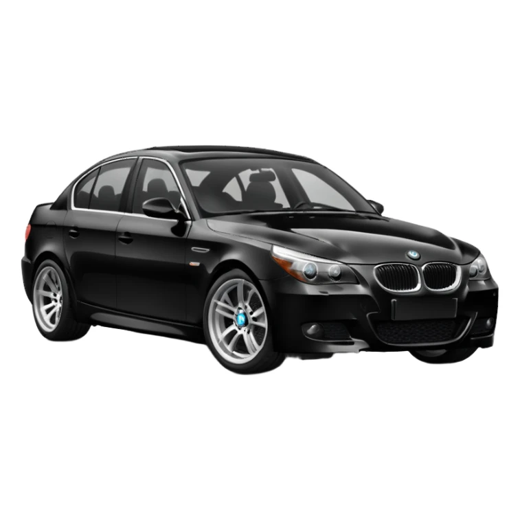 black bmw e60 sticker