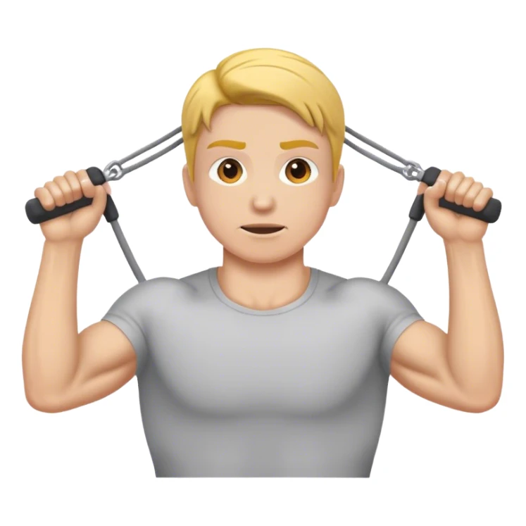 cable face pulls exercise sticker
