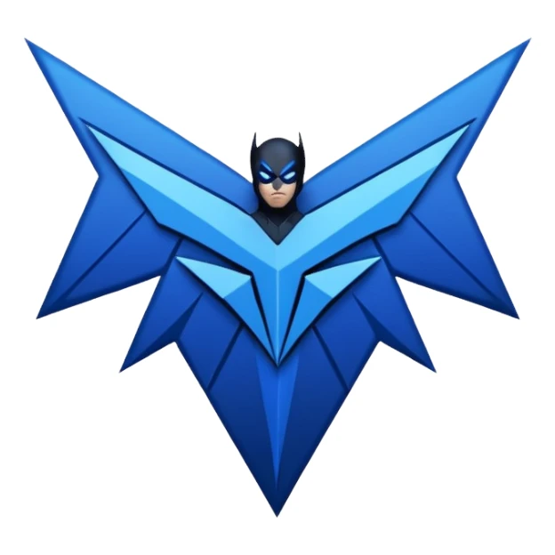 nightwing symbol sticker