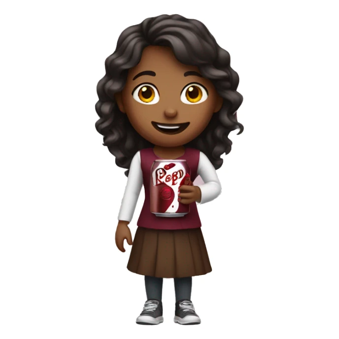 Girl with a Dr. Pepper sticker
