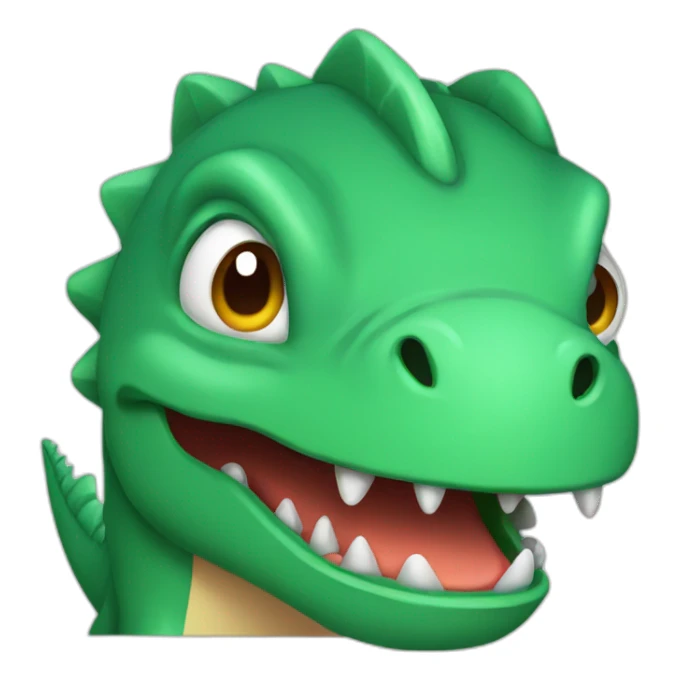 Little angry dino sticker