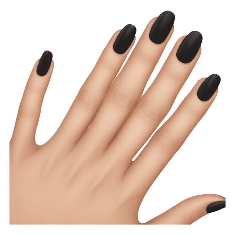 Black nails  sticker
