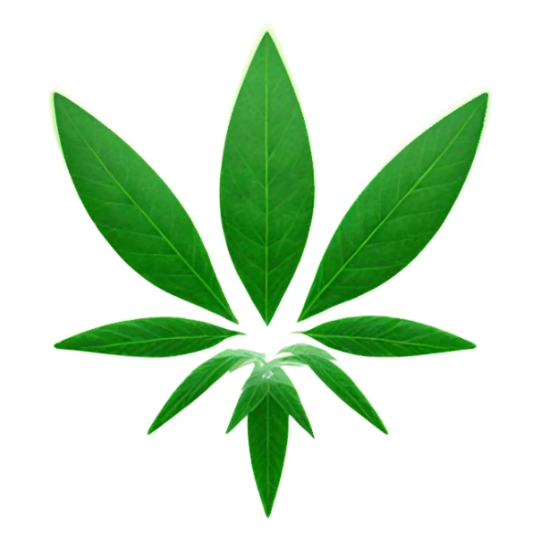 Star Trek emblem with weed sticker