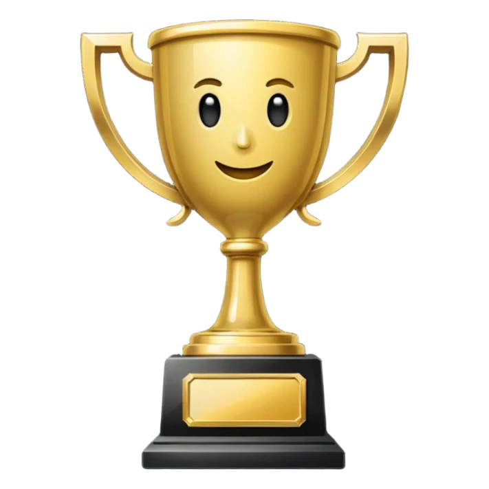 crie um trofeu sticker