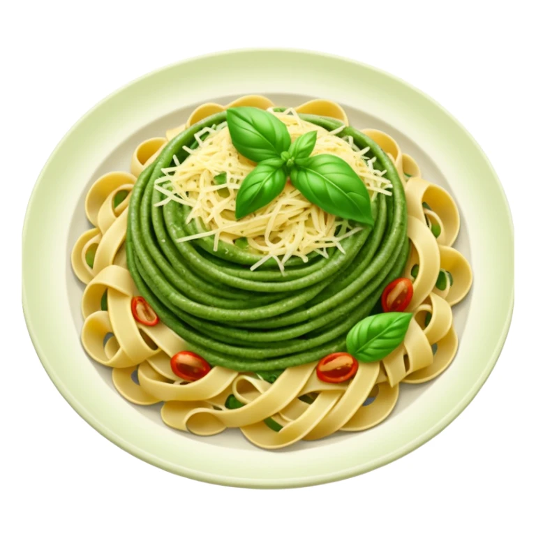Pesto pasta sticker