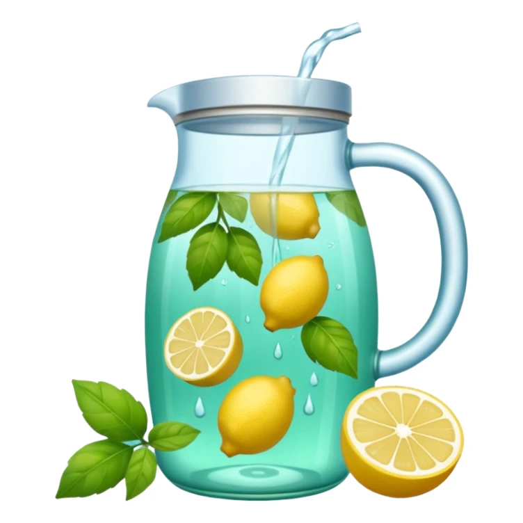 Una jarra de agua de sabor sticker