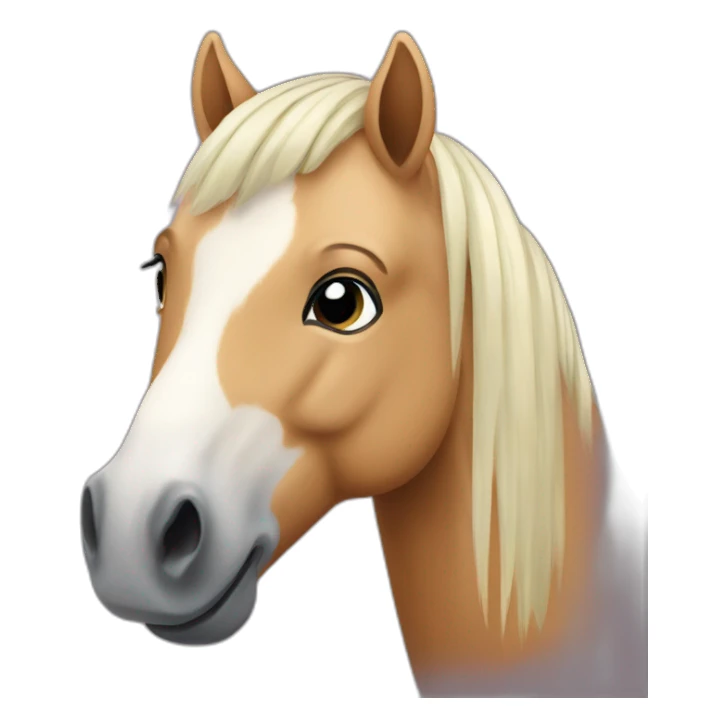 Fjord horse sticker