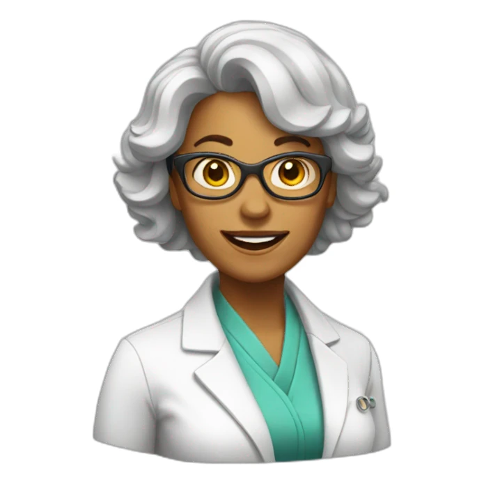 crazy women scientist sticker