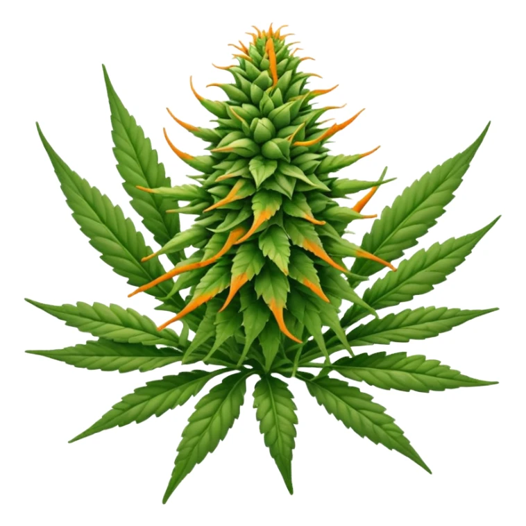 Marajuana bud sticker