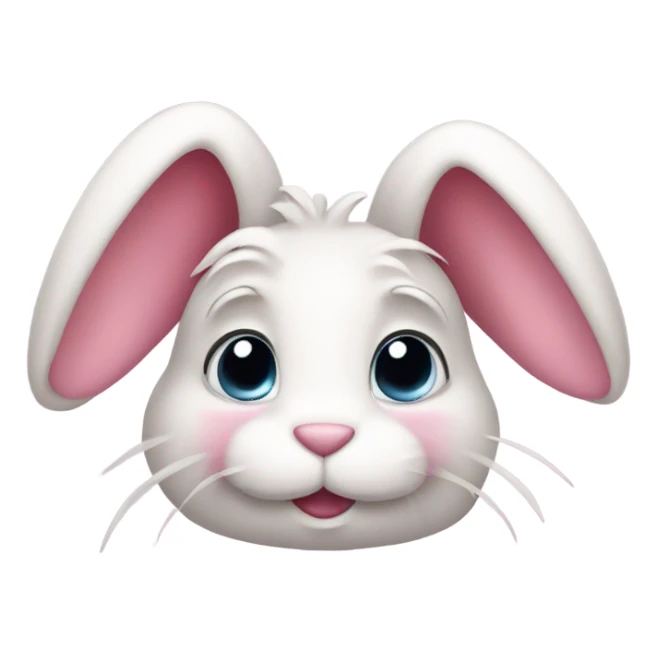 Sweet pink bunny sticker