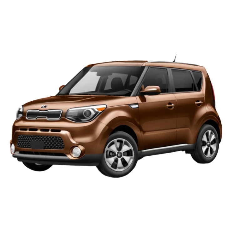 Brown Kia soul cool sticker