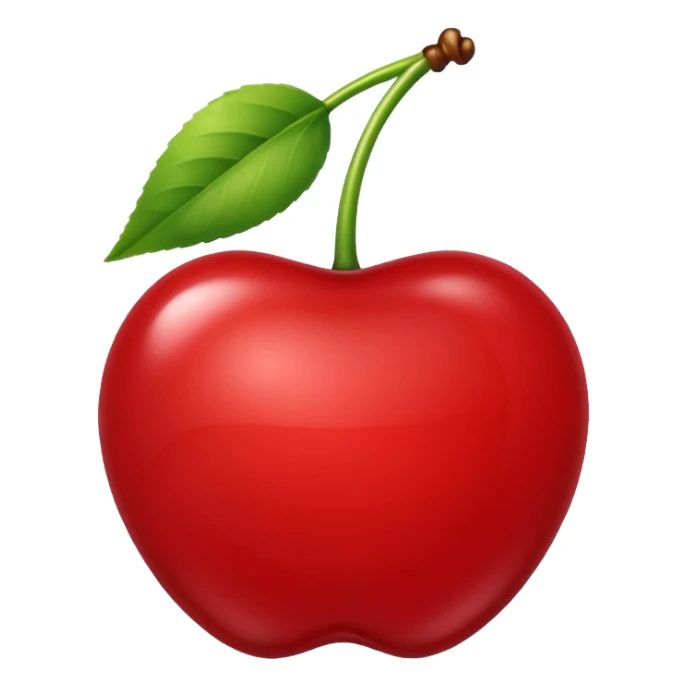 red cherry sticker