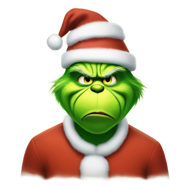 grinch stealing christmas sticker