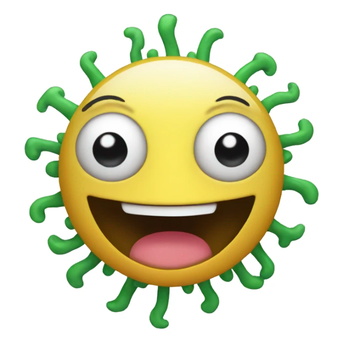 Smiling Virus  sticker