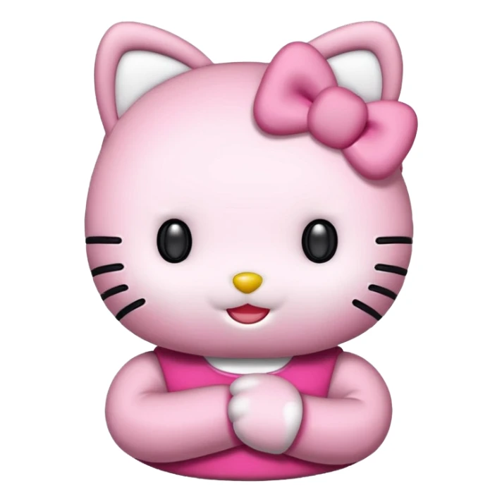 hello kitty with a 67 sticker