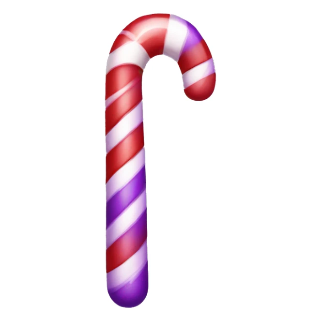 Purple candy cane  sticker