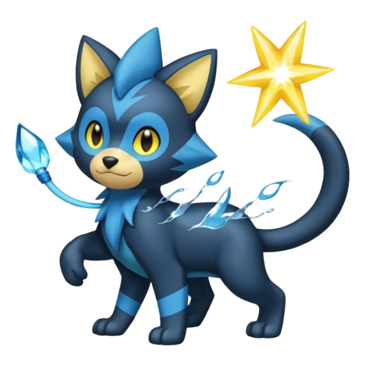 Luxio-Luxray-Dewott-fusion sticker