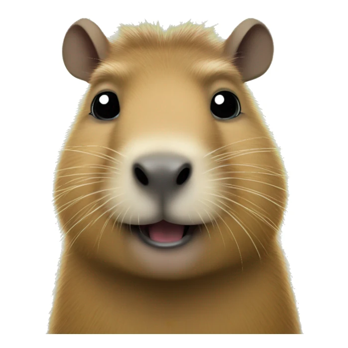 Capybara combined with forg sticker