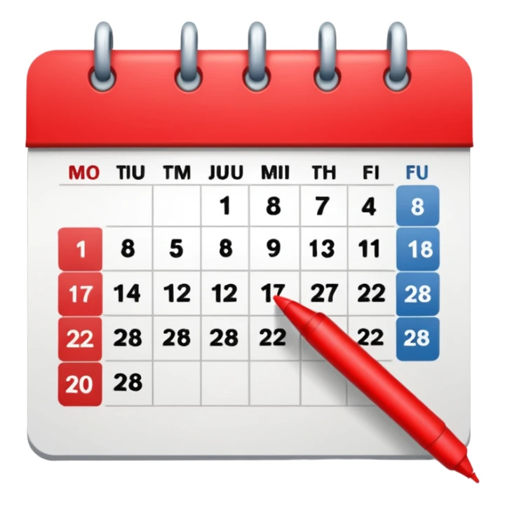 It’s On the calendar!  sticker