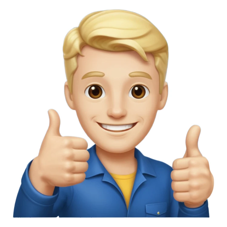 Homelander doing thumbs up sticker