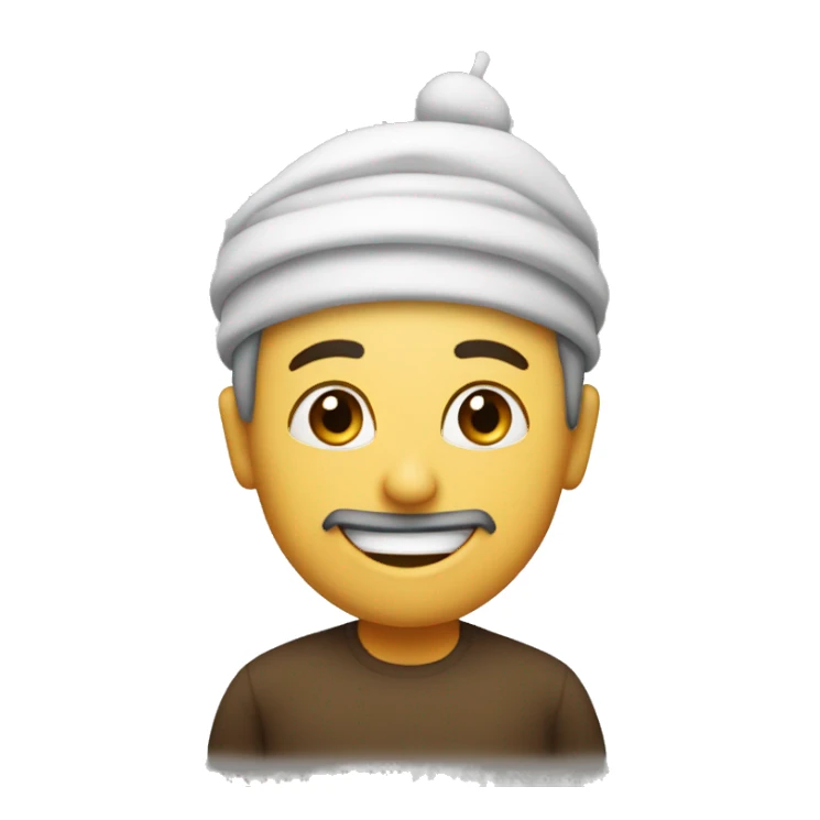 emoji saying "Alhamdulillah" in arabic sticker