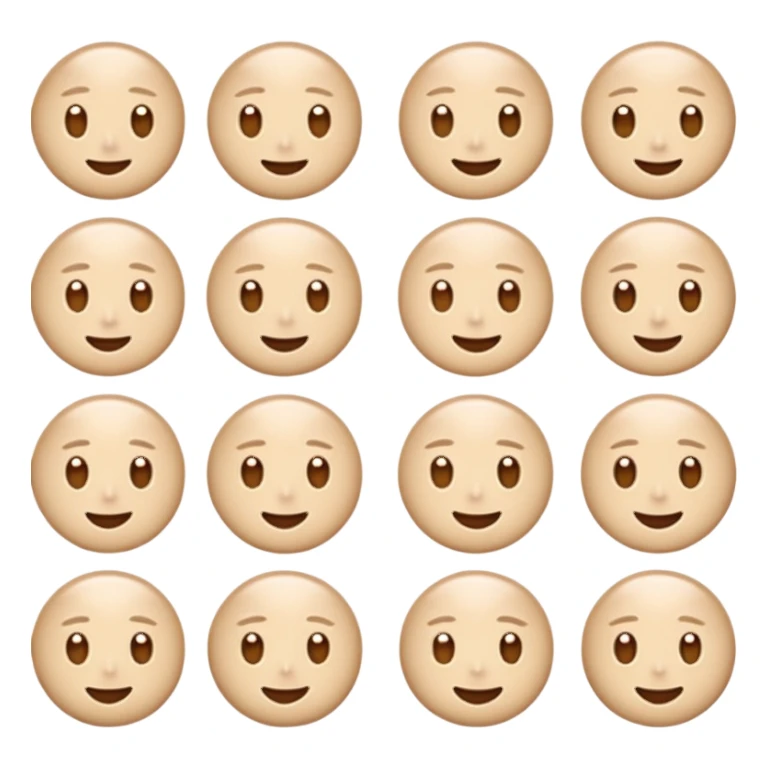 beige sunday self care emojis sticker