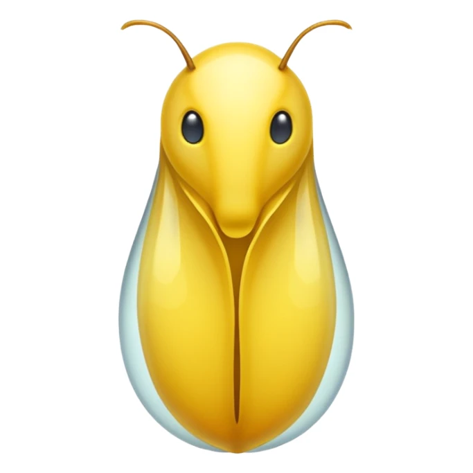  yellow chrysalis sticker