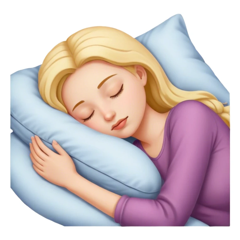 chica durmiendo sticker