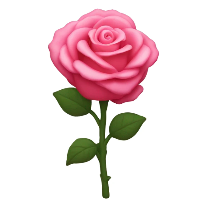 Rose toy sticker