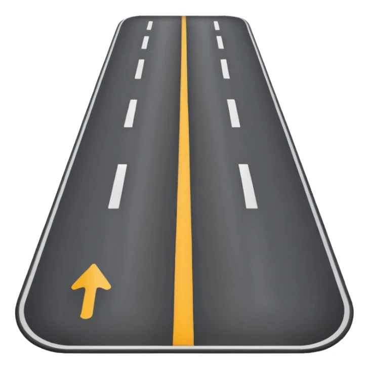 дорога sticker