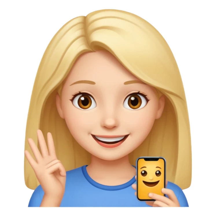 Девушка общается с подругой   sticker