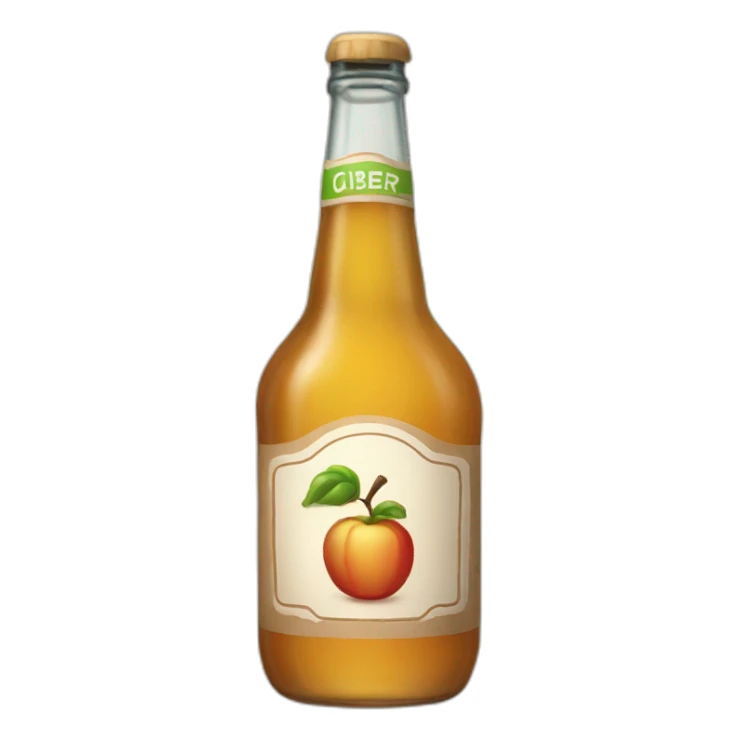 cider bottle sticker