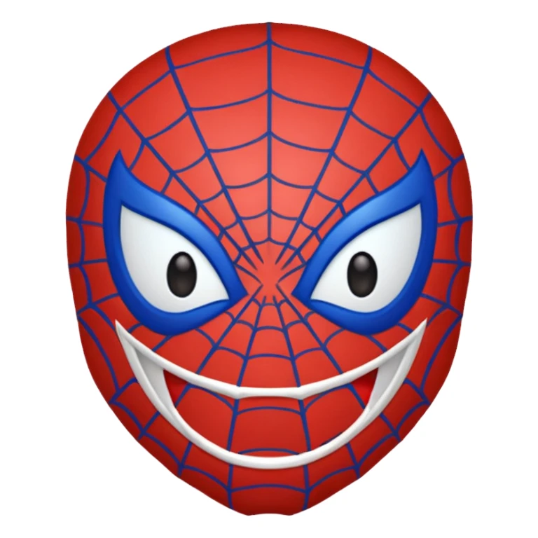 Spiderman emoji sticker