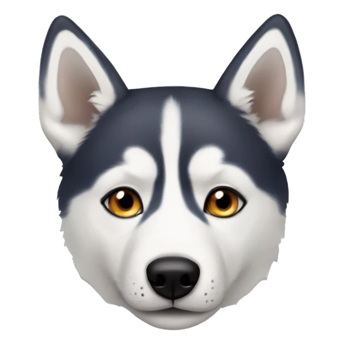 Husky with heterochromia sticker