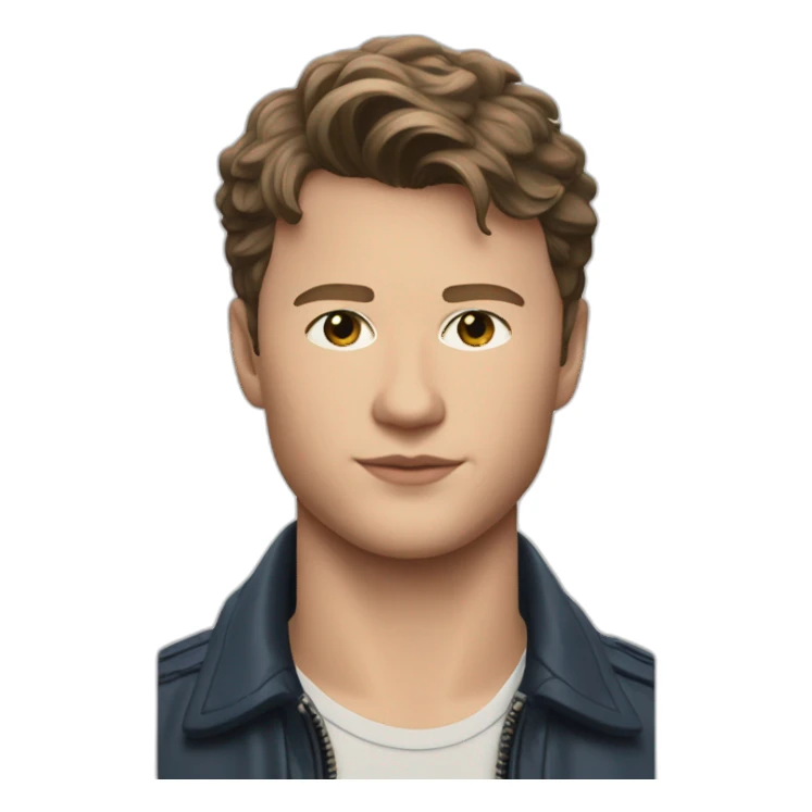 Ansel Elgort baby driver sticker