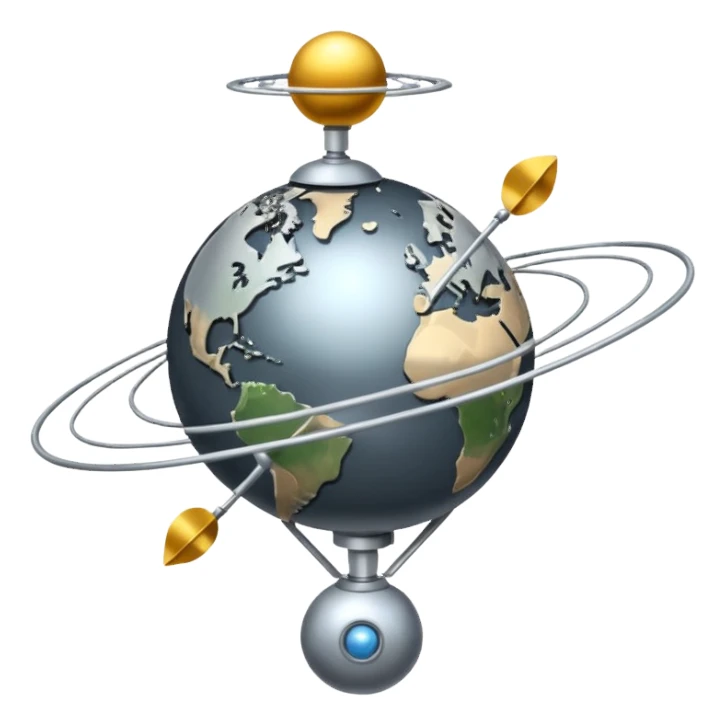 GPS-satellite system sticker