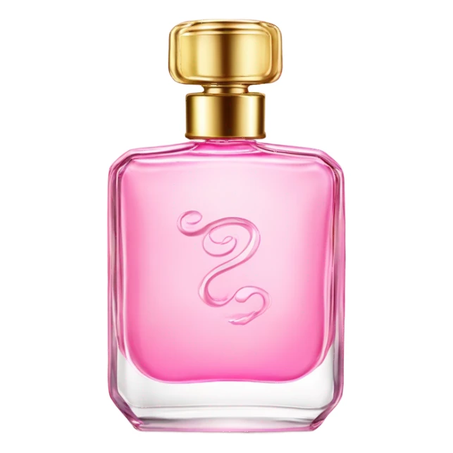 Perfume marly delina pink bottle sticker